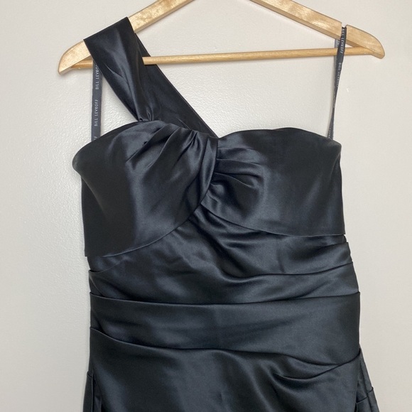 Bill Levkoff Black One Shoulder Dress‎ - Picture 2 of 15